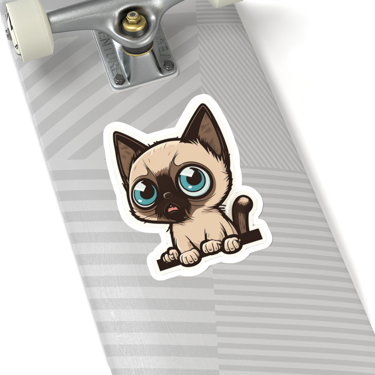 Kiss-Cut Sticker of cute funny cat kitten for your collection