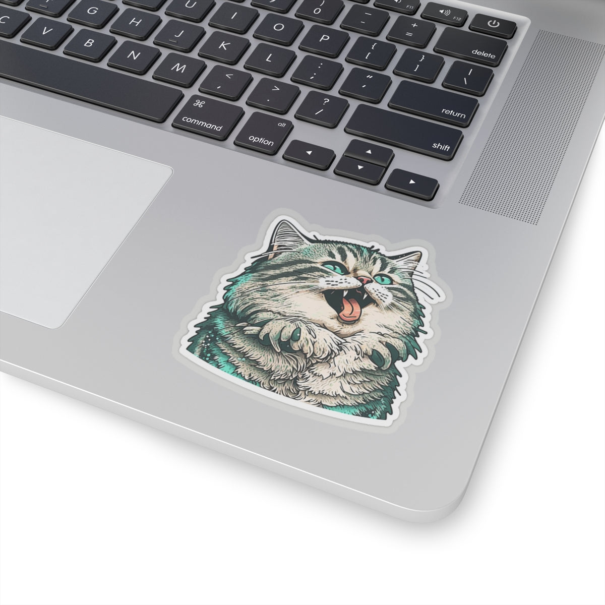 Kiss-Cut Sticker of cute funny siberian cat for your collection