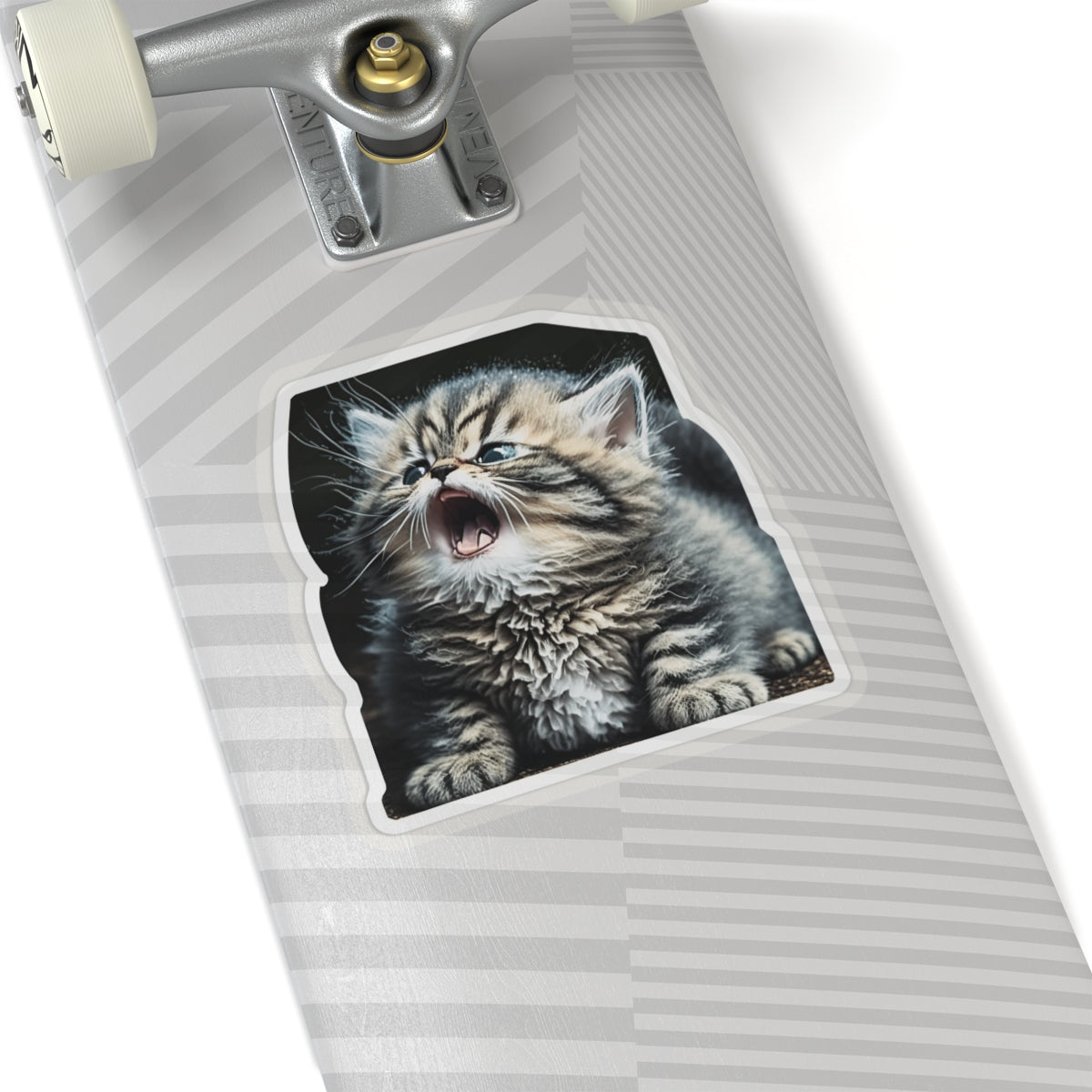Kiss-Cut Sticker of cute funny siberian cat kitten for your collection