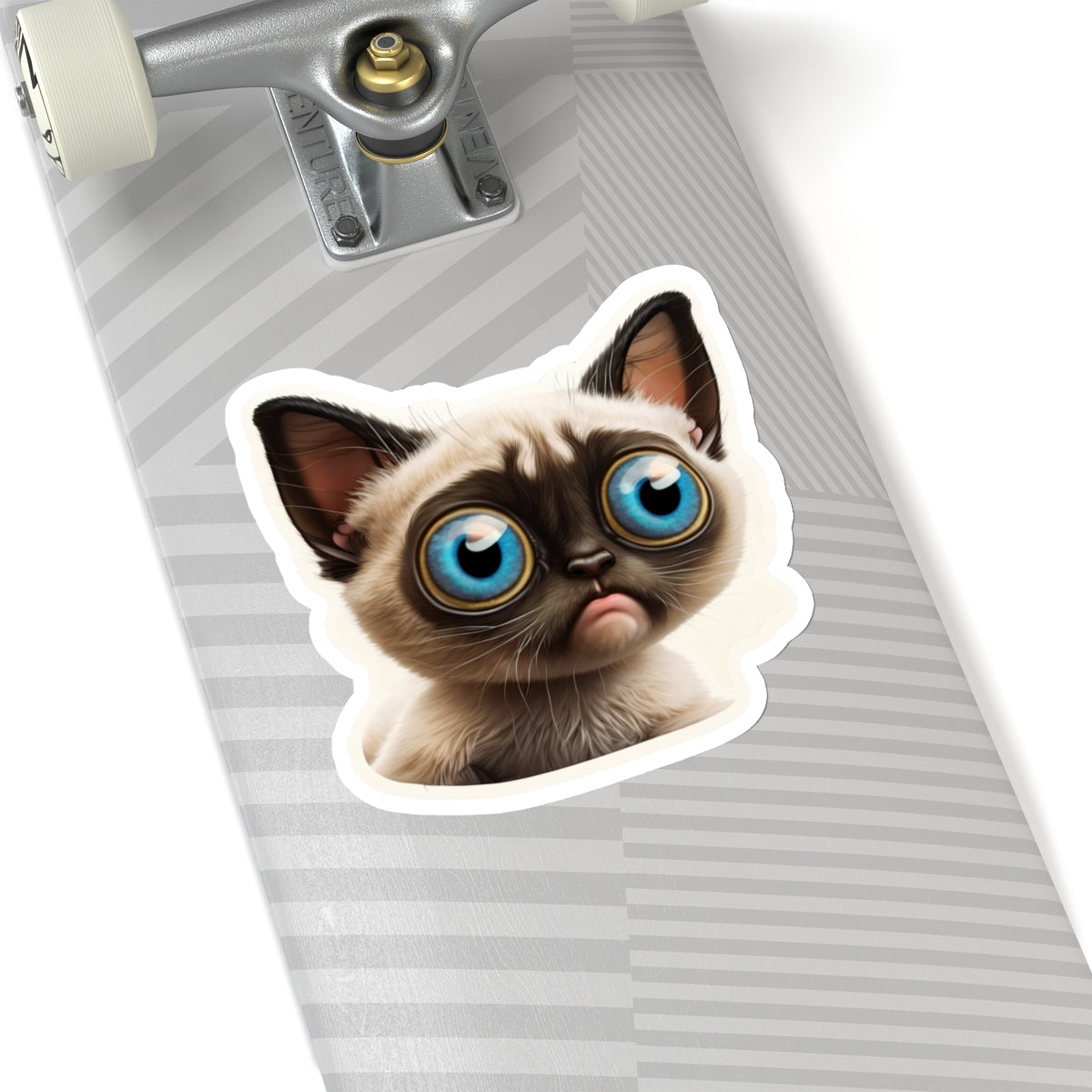 Kiss-Cut Sticker of cute funny cat kitten for your collection