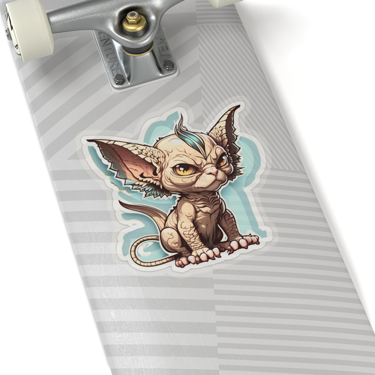 Kiss-Cut Sticker of cute funny angry sphinx cat kitten for your collection