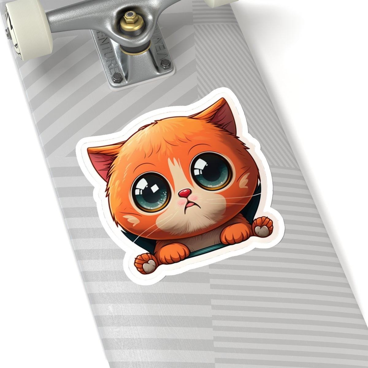 Kiss-Cut Sticker of cute funny cat kitten for your collection