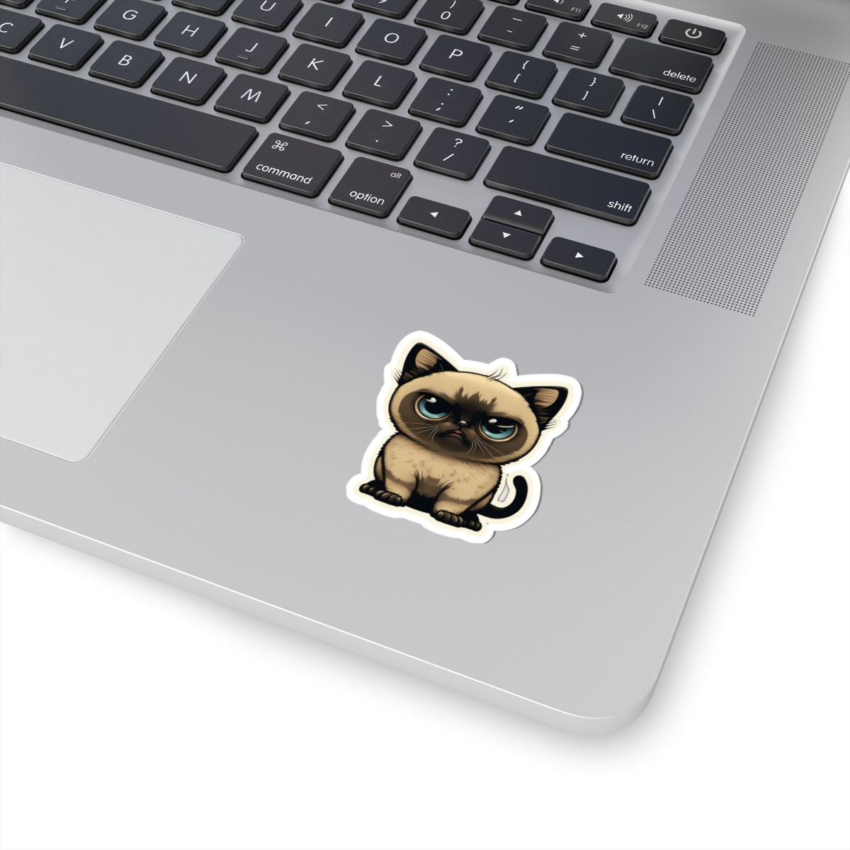 Kiss-Cut Sticker of cute funny siamise cat kitten for your collection