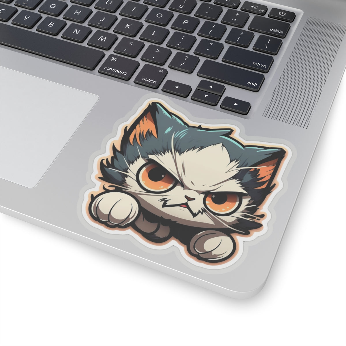 Kiss-Cut Sticker of cute funny anime cat kitten for your collection