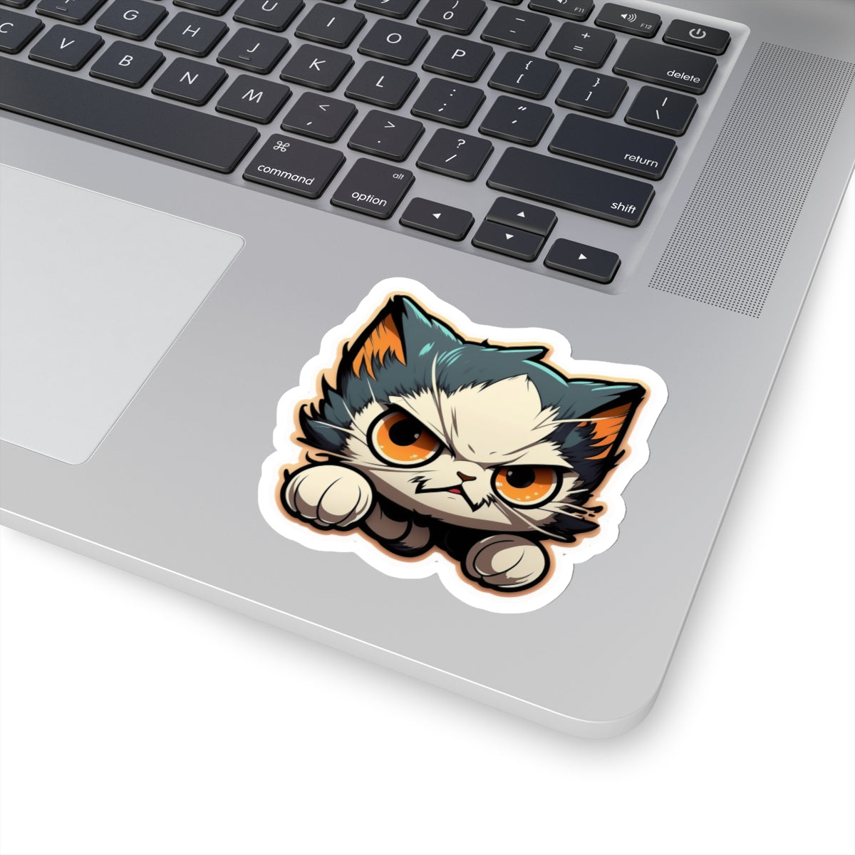Kiss-Cut Sticker of cute funny anime cat kitten for your collection