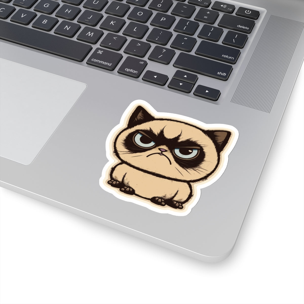 Kiss-Cut Sticker of cute funny siamise cat kitten for your collection