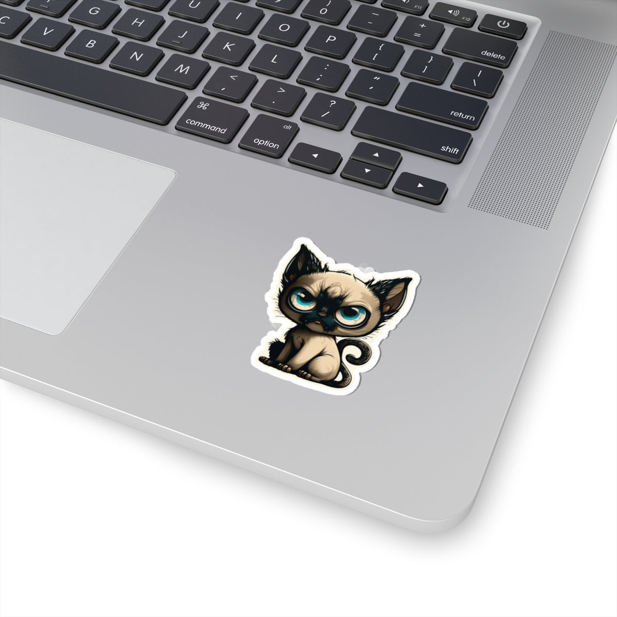 Kiss-Cut Sticker of cute funny siamise cat kitten for your collection