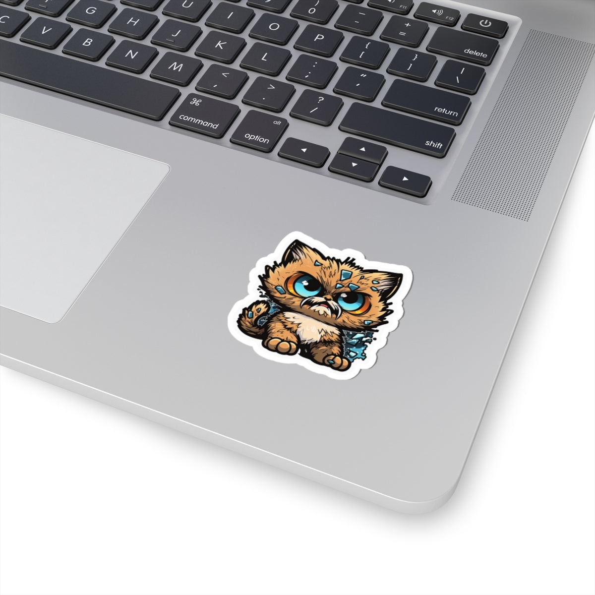 Kiss-Cut Sticker of cute funny anime cat kitten for your collection