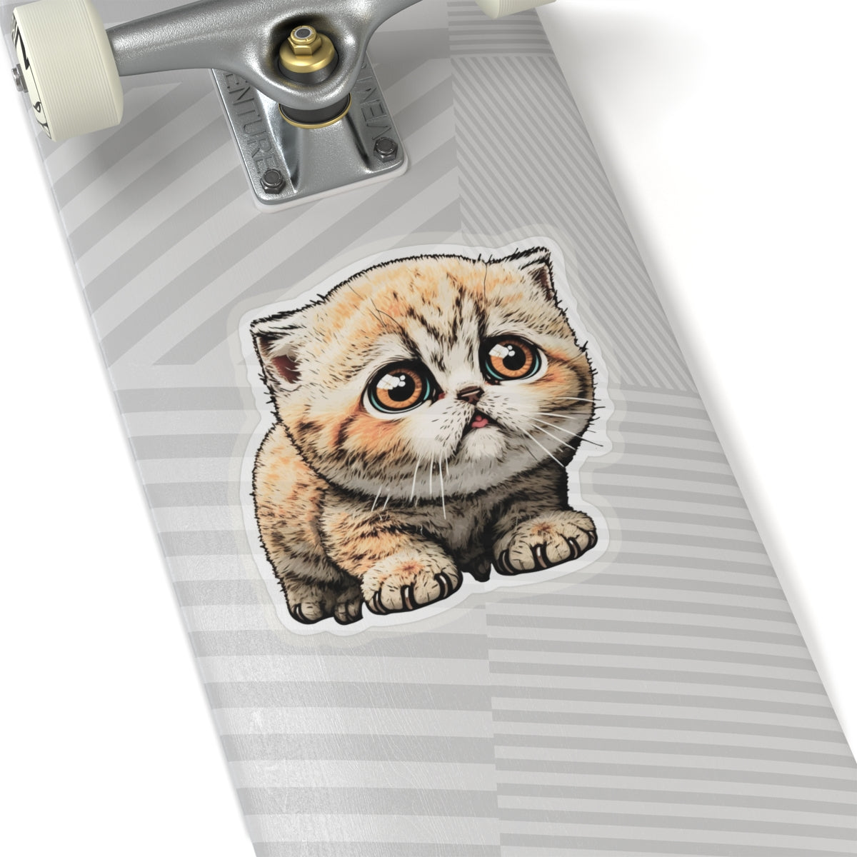 Kiss-Cut Sticker of cute funny cat kitten for your collection