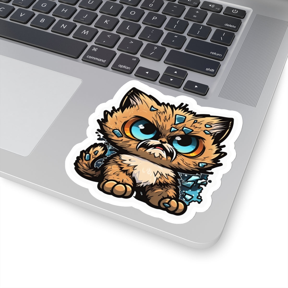 Kiss-Cut Sticker of cute funny anime cat kitten for your collection
