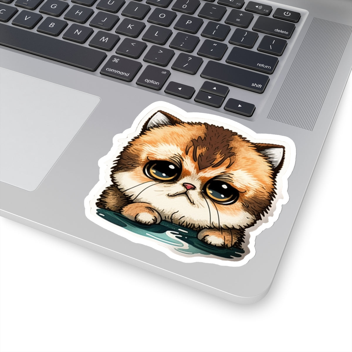Kiss-Cut Sticker of cute funny cat kitten for your collection