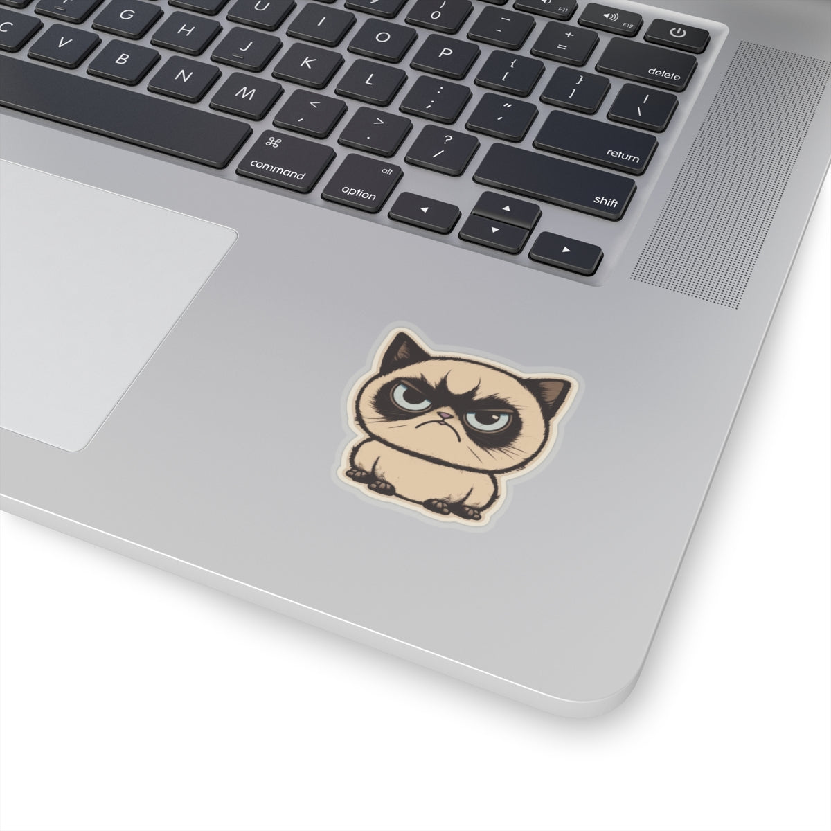 Kiss-Cut Sticker of cute funny siamise cat kitten for your collection