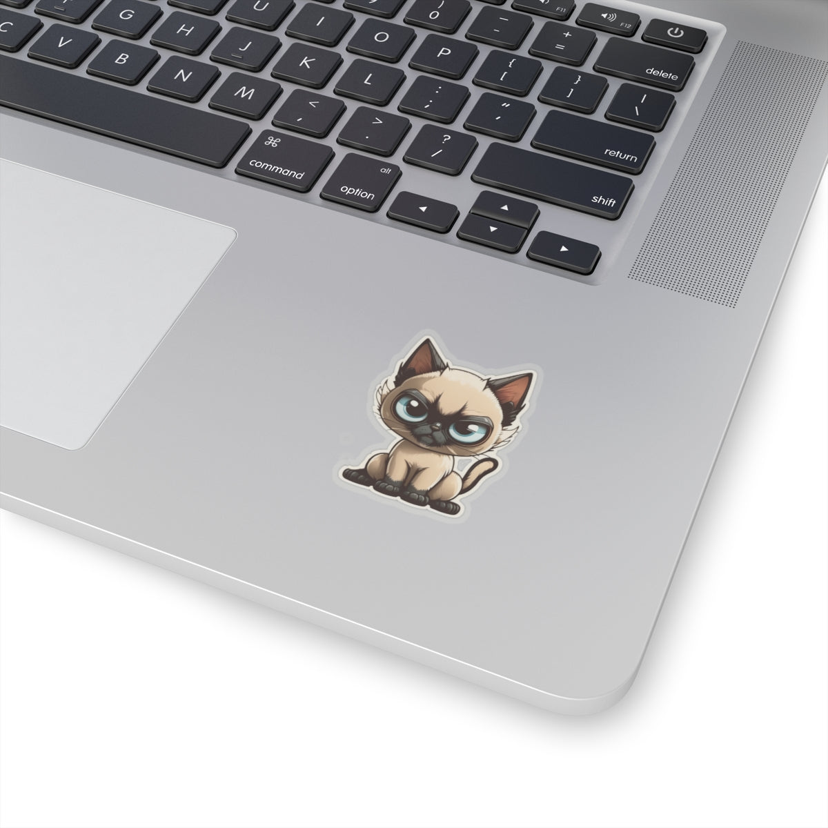Kiss-Cut Sticker of cute funny siamise cat kitten for your collection