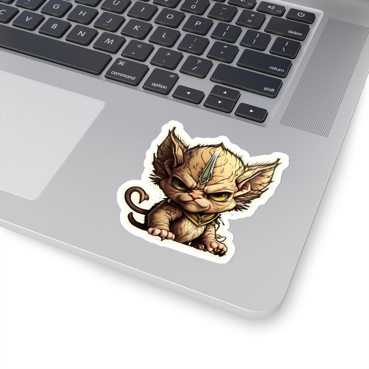 Kiss-Cut Sticker of cute funny angry sphinx cat kitten for your collection
