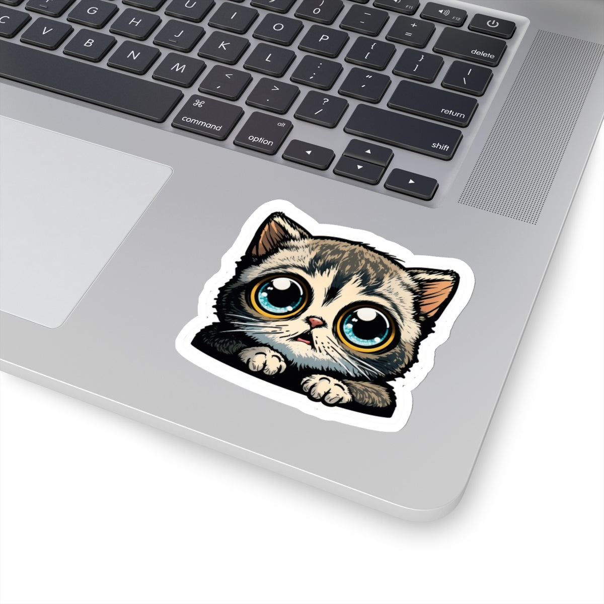 Kiss-Cut Sticker of cute funny cat kitten for your collection