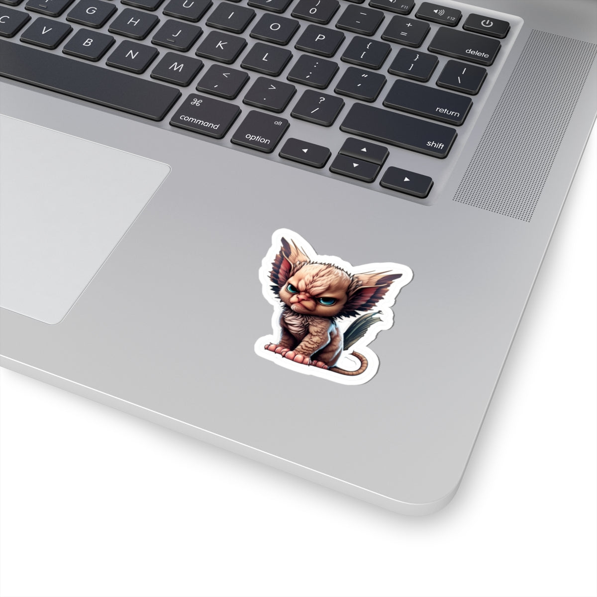 Copy of Kiss-Cut Sticker of cute funny angry sphinx cat kitten for your collection