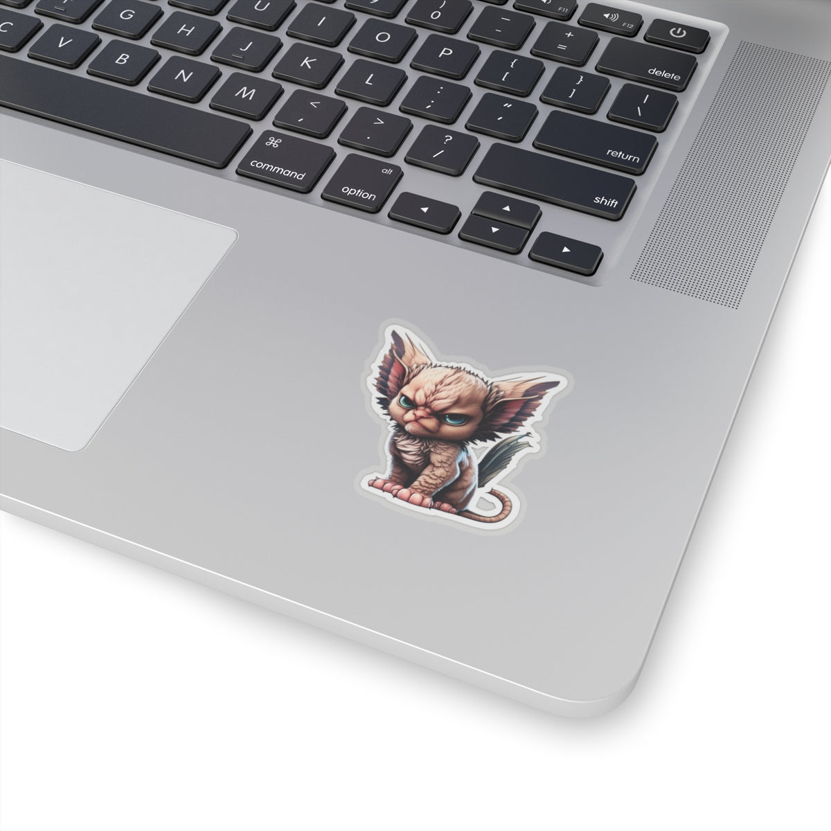 Copy of Kiss-Cut Sticker of cute funny angry sphinx cat kitten for your collection