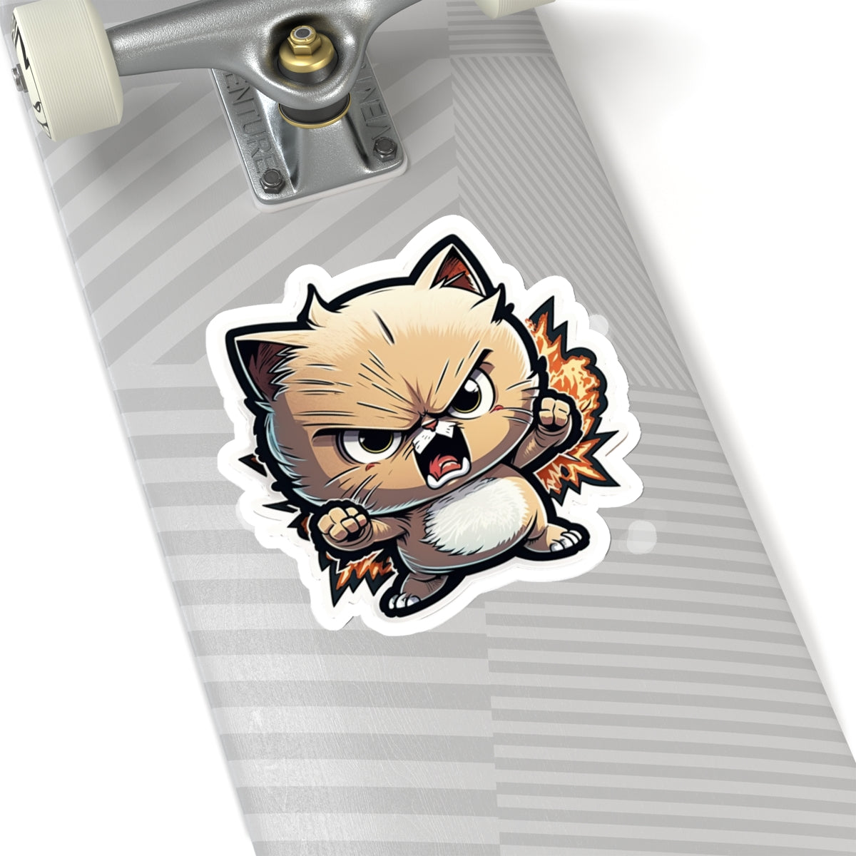 Kiss-Cut Sticker of cute funny anime cat kitten for your collection