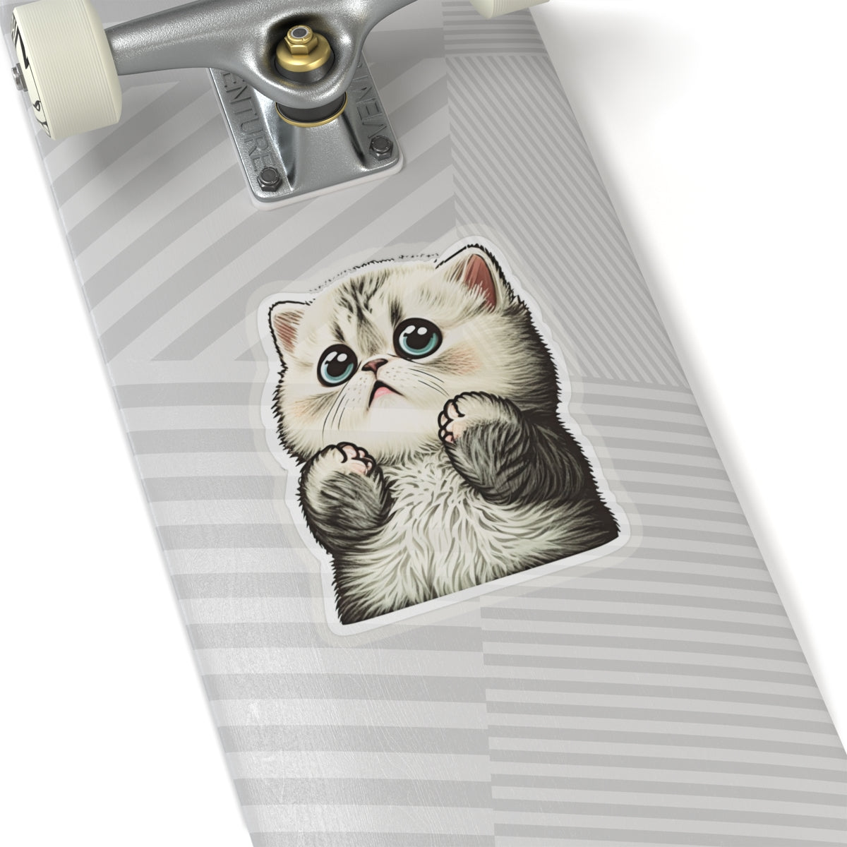 Kiss-Cut Sticker of cute funny cat kitten for your collection