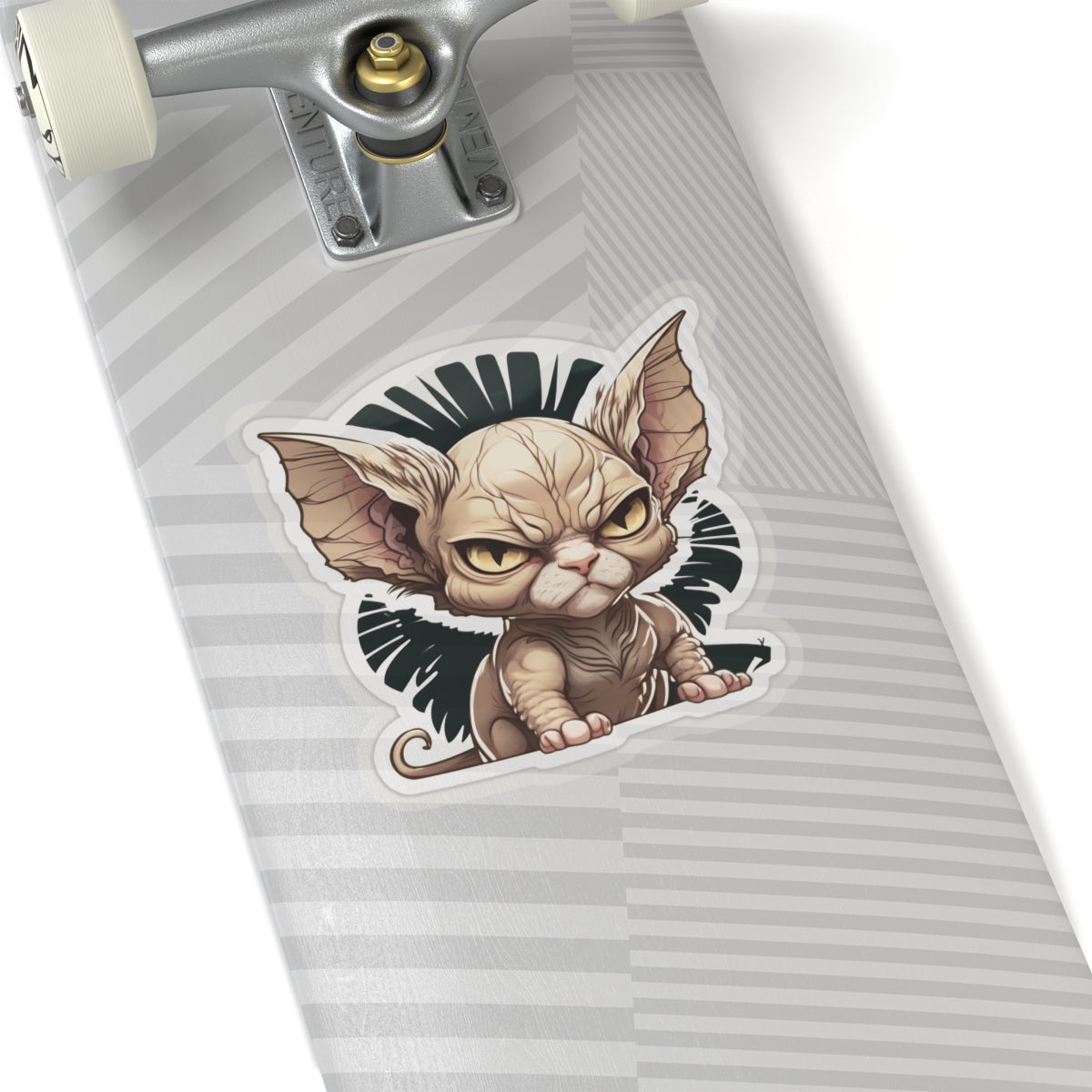 Kiss-Cut Sticker of cute funny angry sphinx cat kitten for your collection