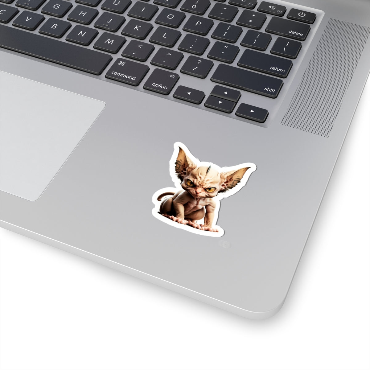 Kiss-Cut Sticker of cute funny angry sphinx cat kitten for your collection