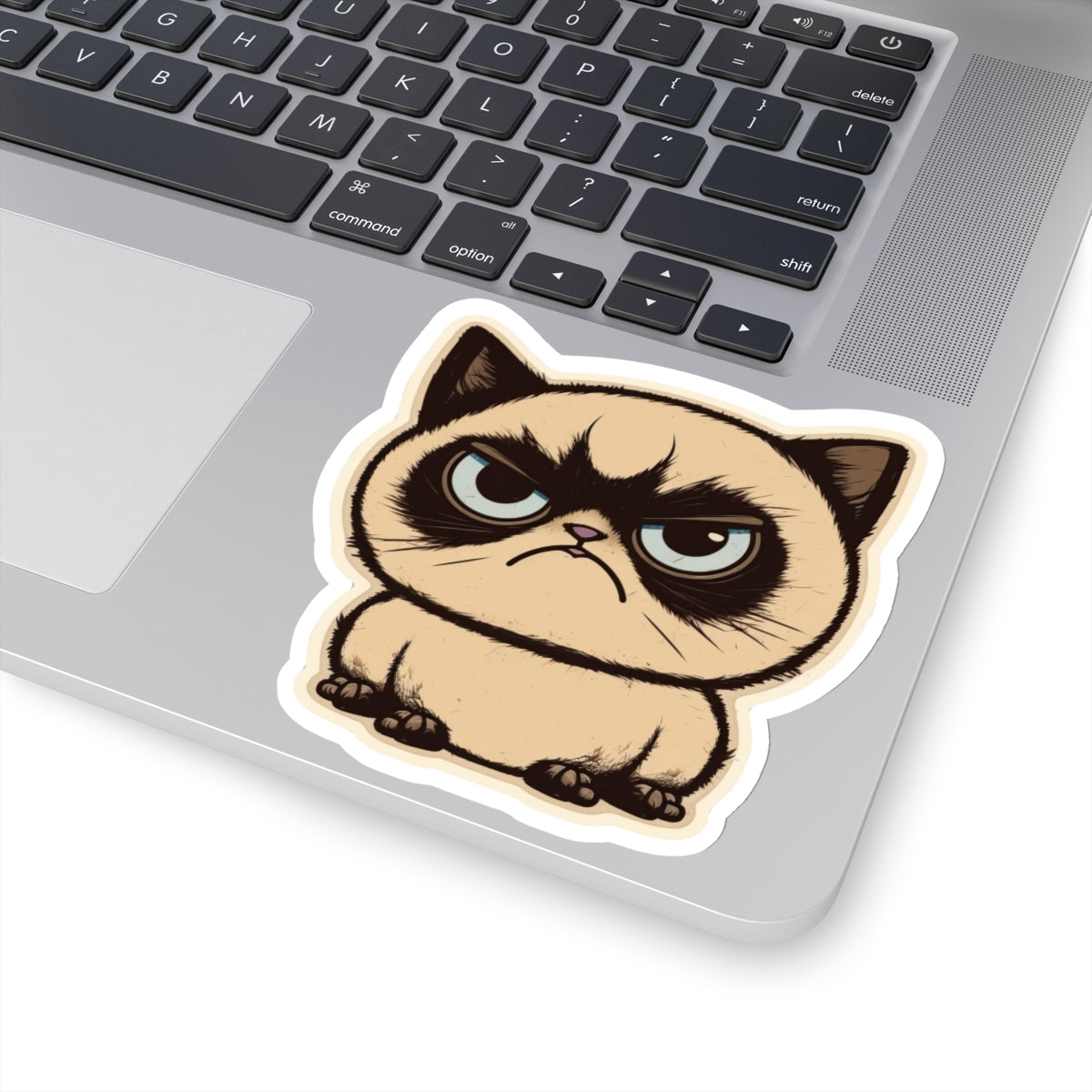 Kiss-Cut Sticker of cute funny siamise cat kitten for your collection