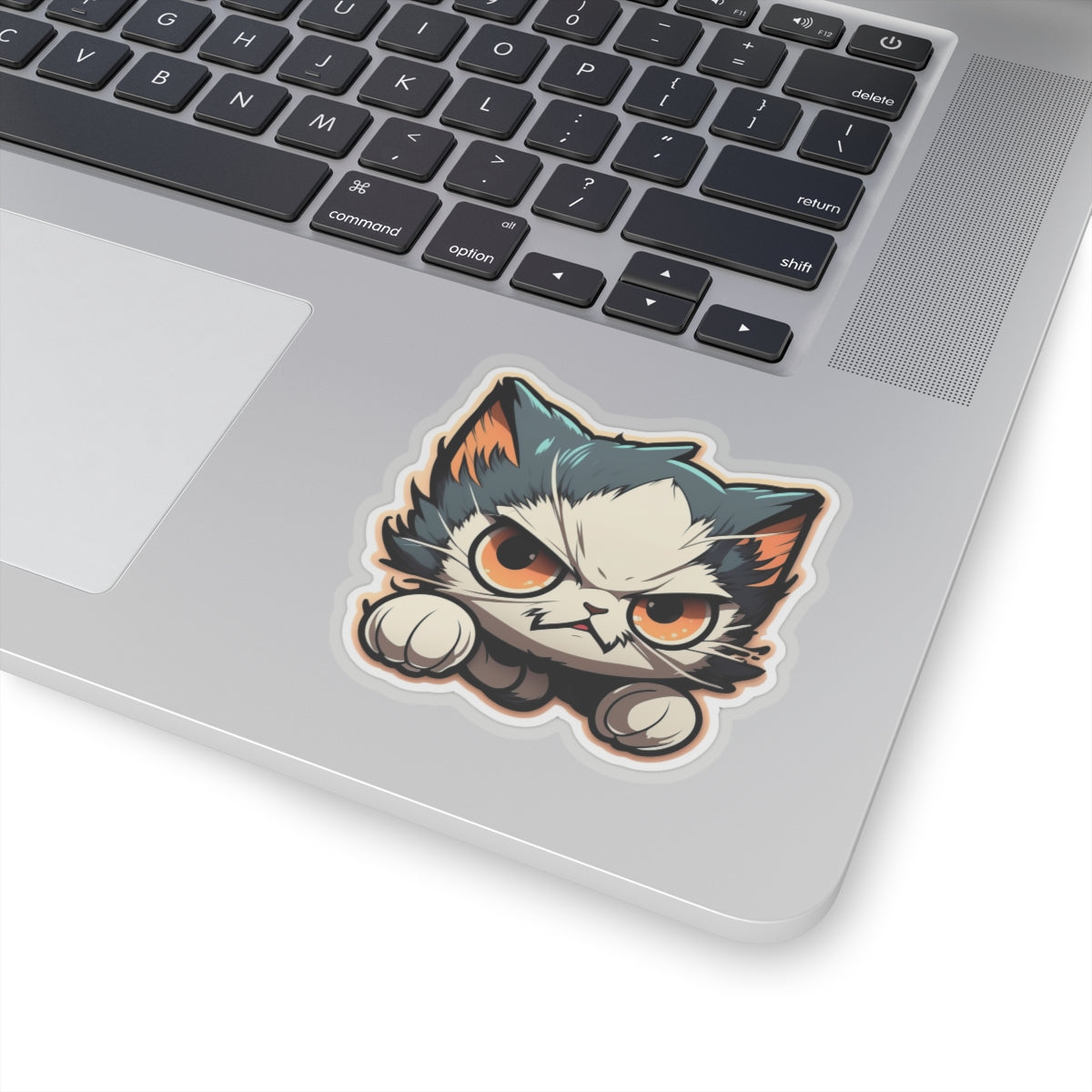 Kiss-Cut Sticker of cute funny anime cat kitten for your collection