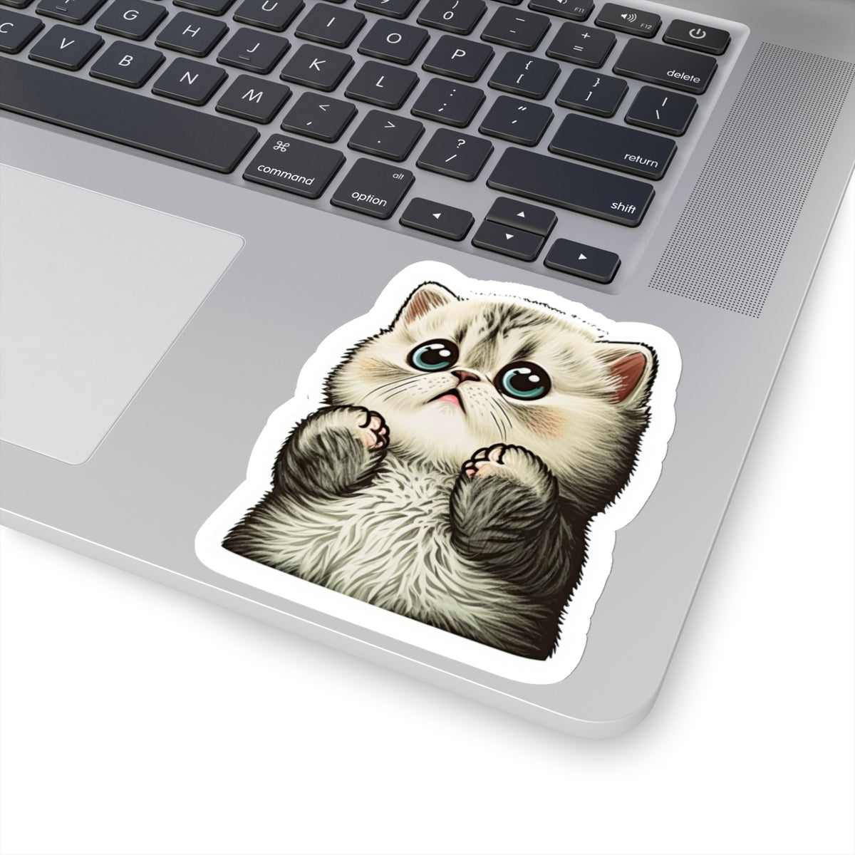 Kiss-Cut Sticker of cute funny cat kitten for your collection