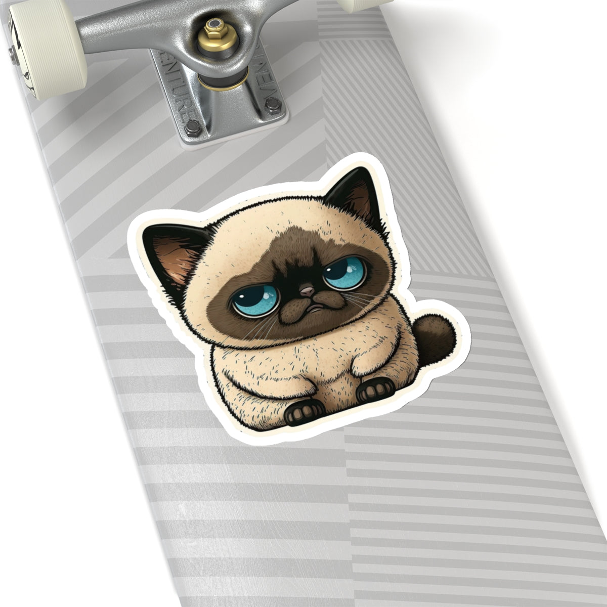 Kiss-Cut Sticker of cute funny cat kitten for your collection