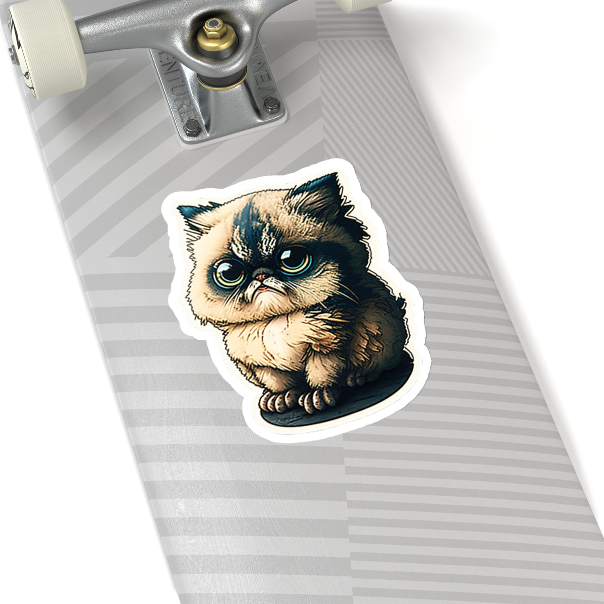 Kiss-Cut Sticker of cute funny cat kitten for your collection