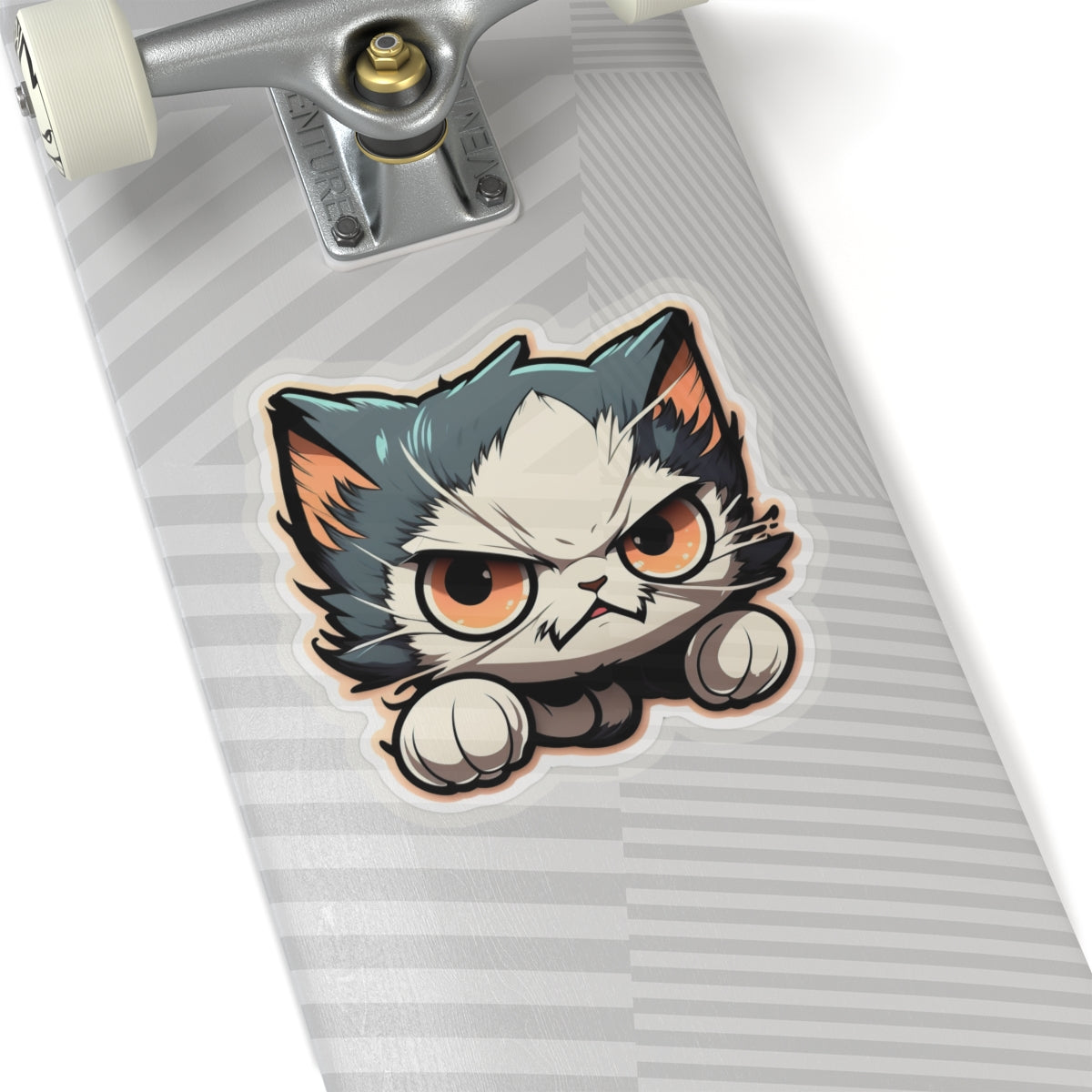 Kiss-Cut Sticker of cute funny anime cat kitten for your collection
