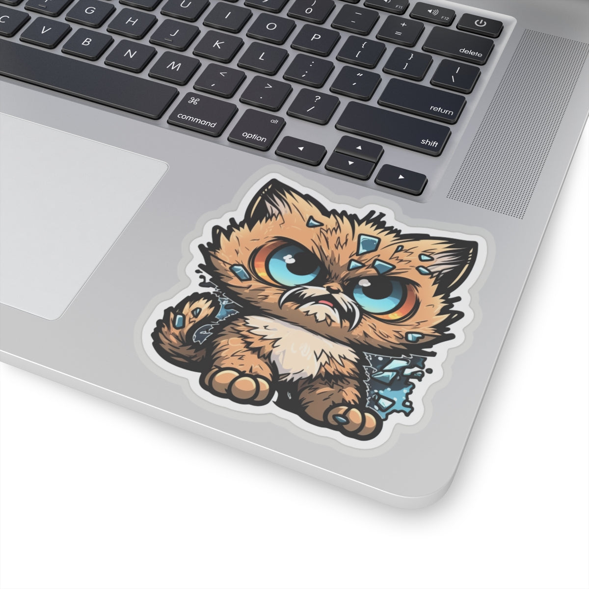 Kiss-Cut Sticker of cute funny anime cat kitten for your collection