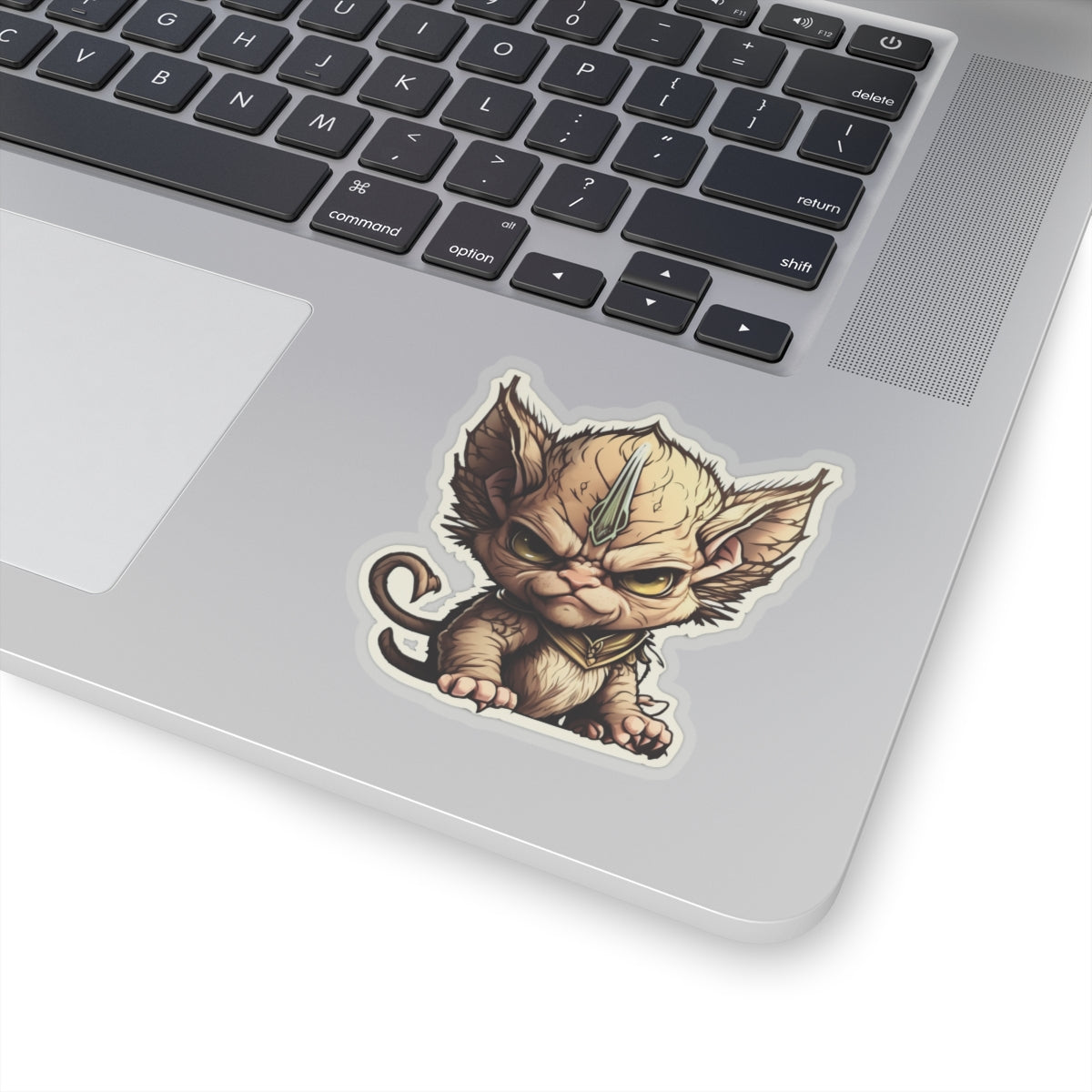 Kiss-Cut Sticker of cute funny angry sphinx cat kitten for your collection