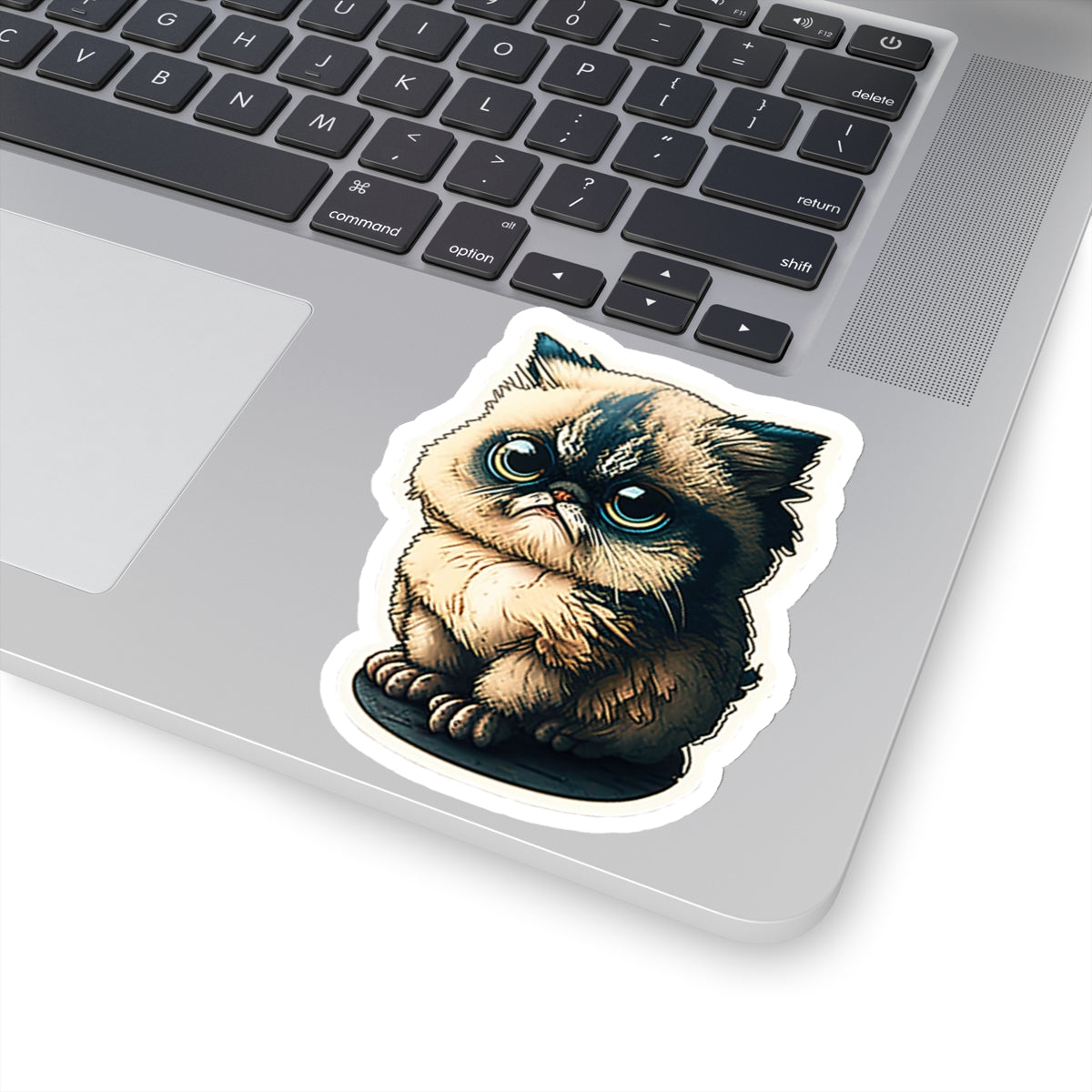 Kiss-Cut Sticker of cute funny cat kitten for your collection