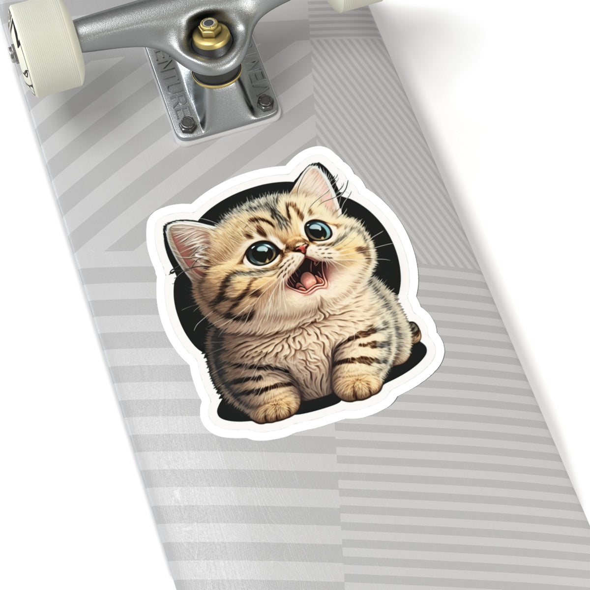 Kiss-Cut Sticker of cute funny burmilla cat kitten for your collection