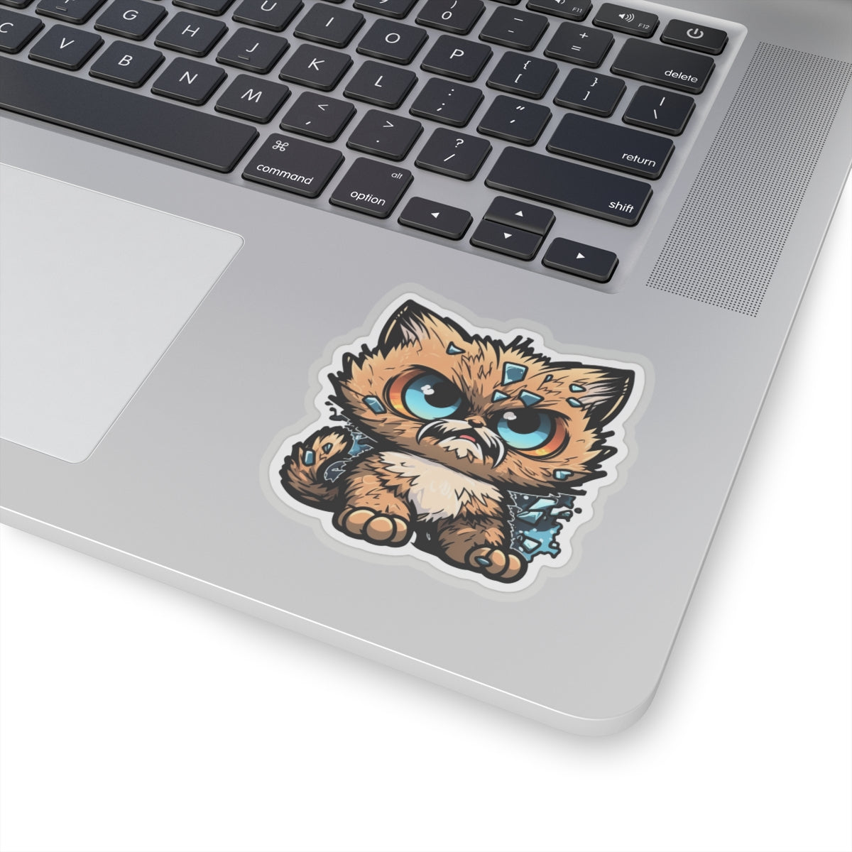 Kiss-Cut Sticker of cute funny anime cat kitten for your collection