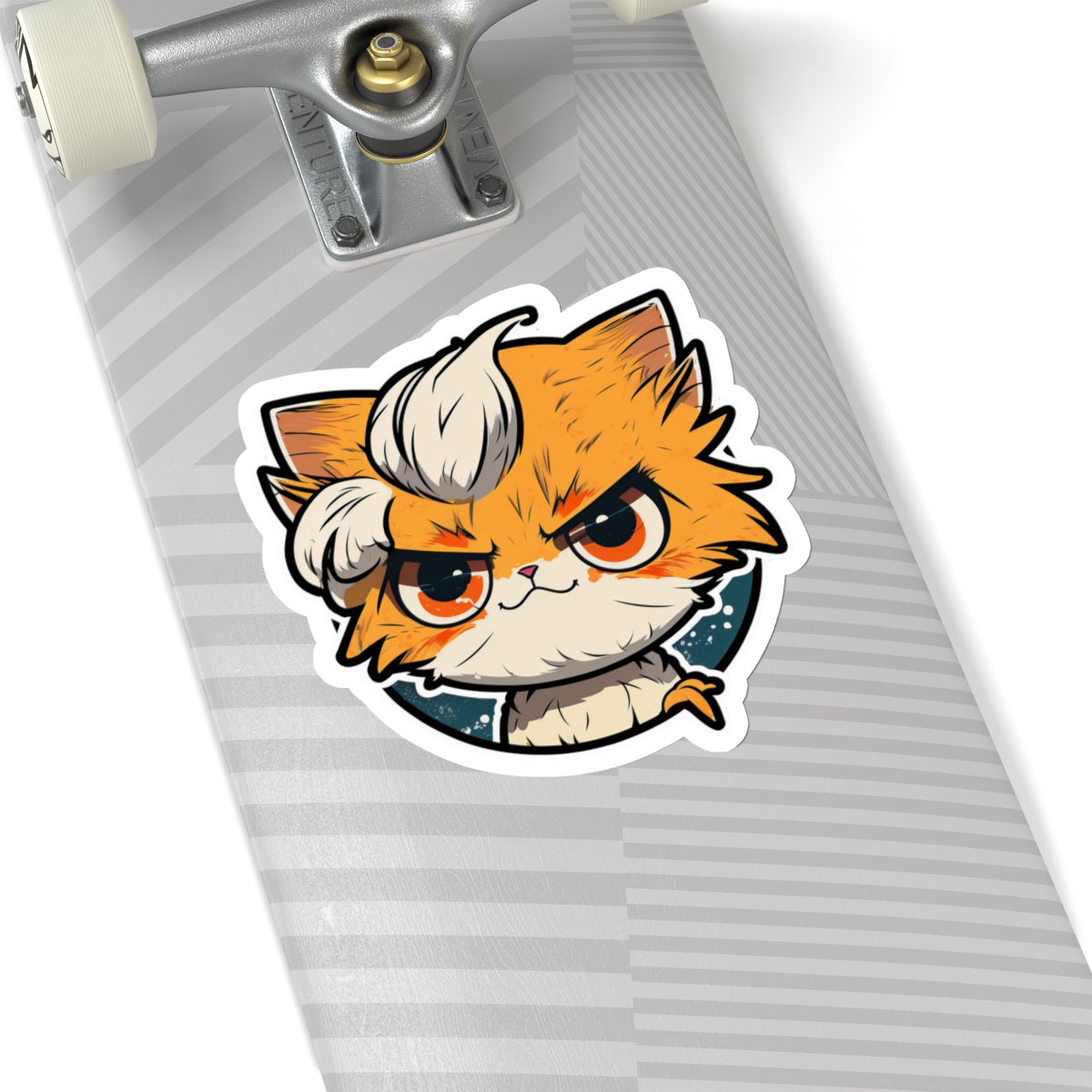 Kiss-Cut Sticker of cute funny anime cat kitten for your collection