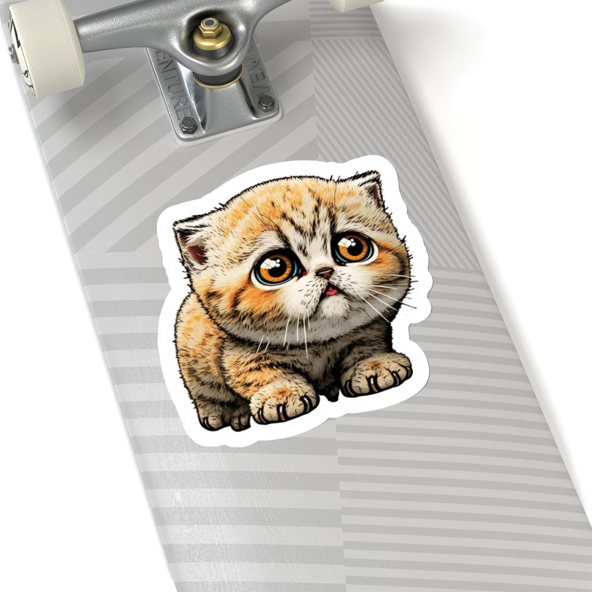 Kiss-Cut Sticker of cute funny cat kitten for your collection