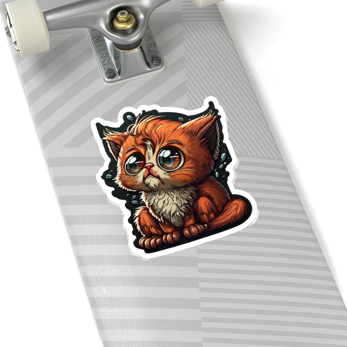 Kiss-Cut Sticker of cute funny cat kitten for your collection