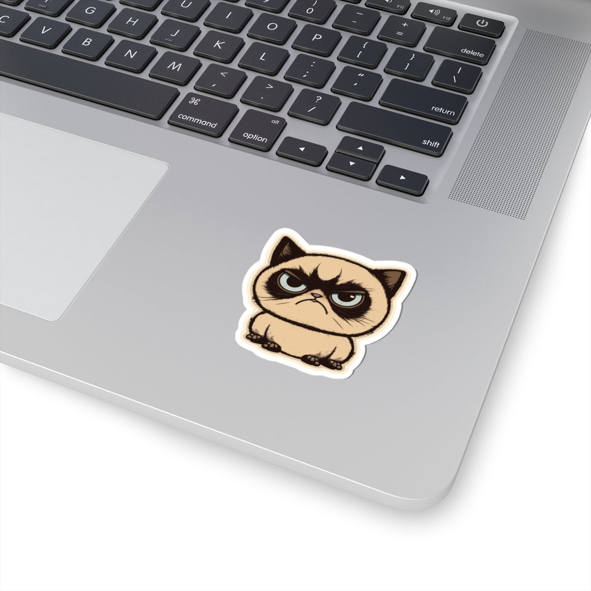 Kiss-Cut Sticker of cute funny siamise cat kitten for your collection