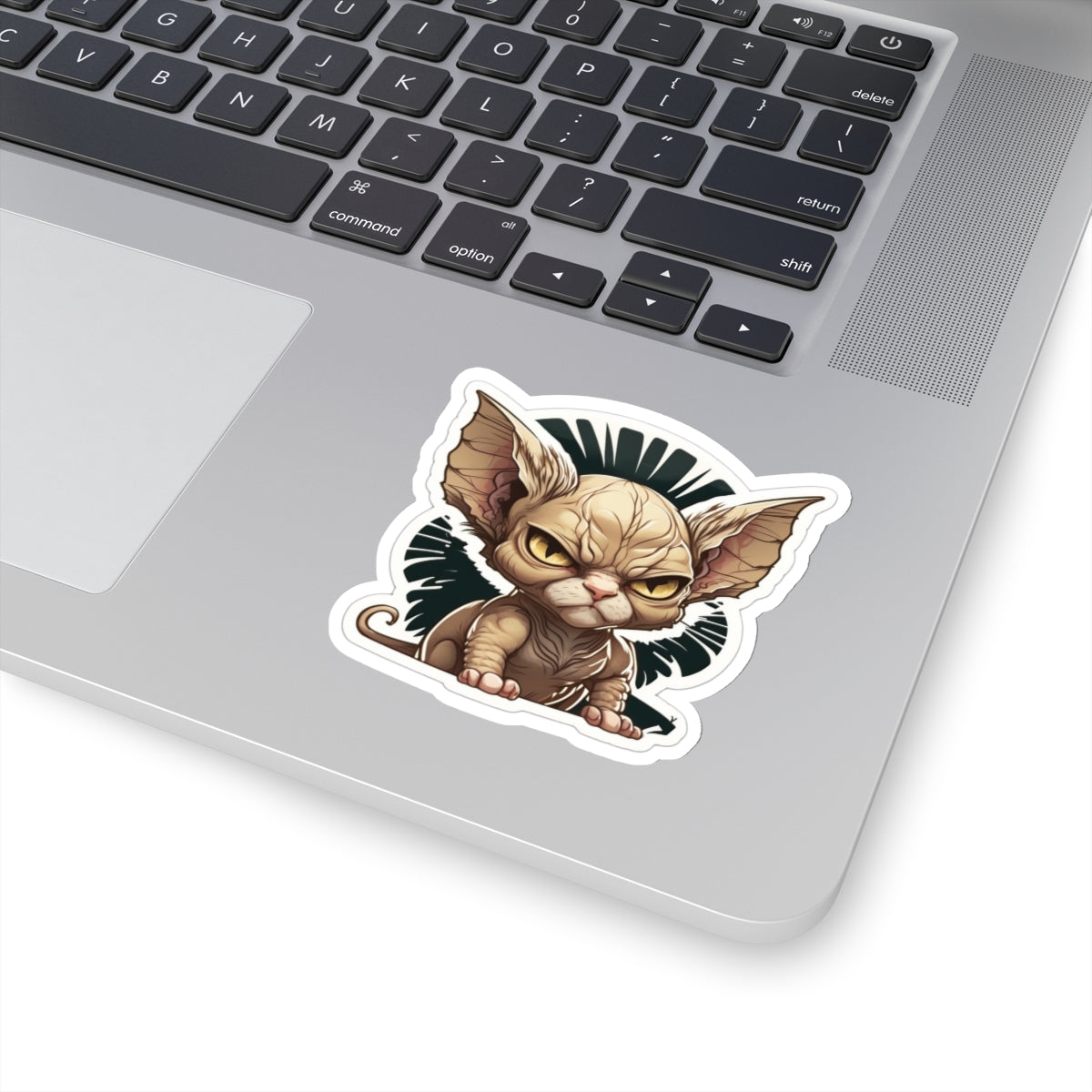 Kiss-Cut Sticker of cute funny angry sphinx cat kitten for your collection