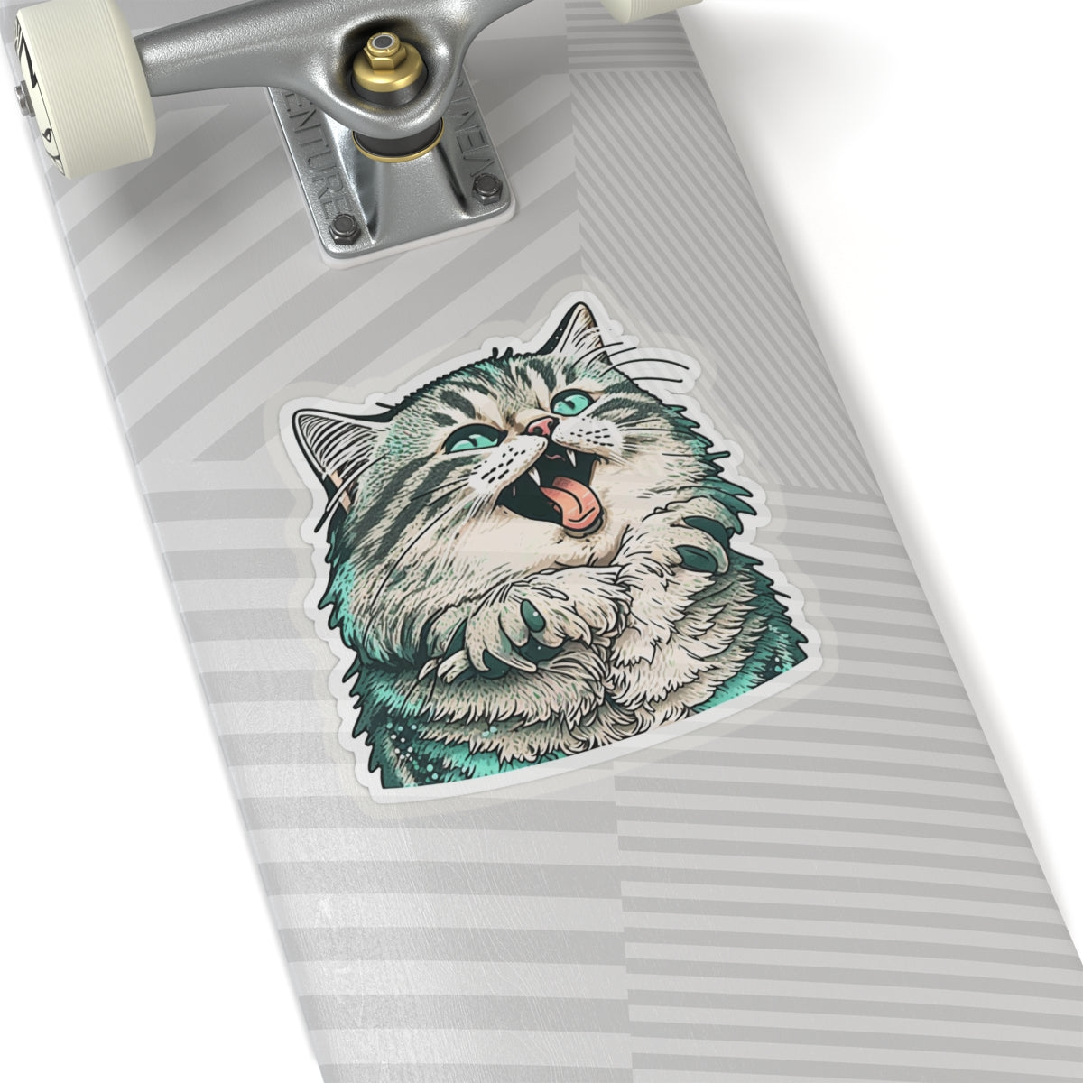 Kiss-Cut Sticker of cute funny siberian cat for your collection