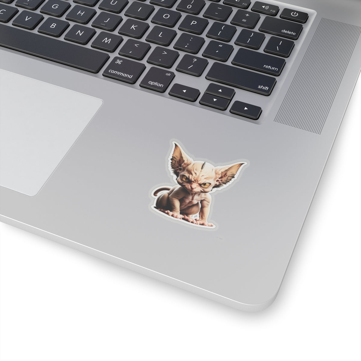 Kiss-Cut Sticker of cute funny angry sphinx cat kitten for your collection