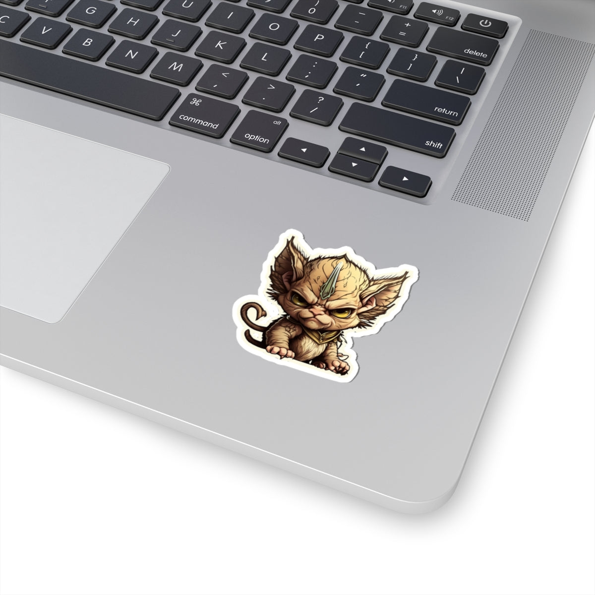Kiss-Cut Sticker of cute funny angry sphinx cat kitten for your collection