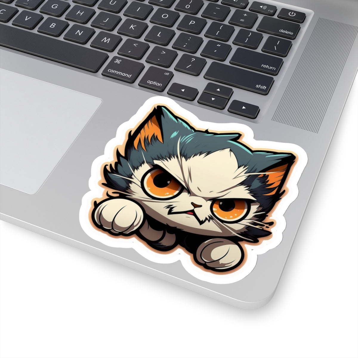 Kiss-Cut Sticker of cute funny anime cat kitten for your collection