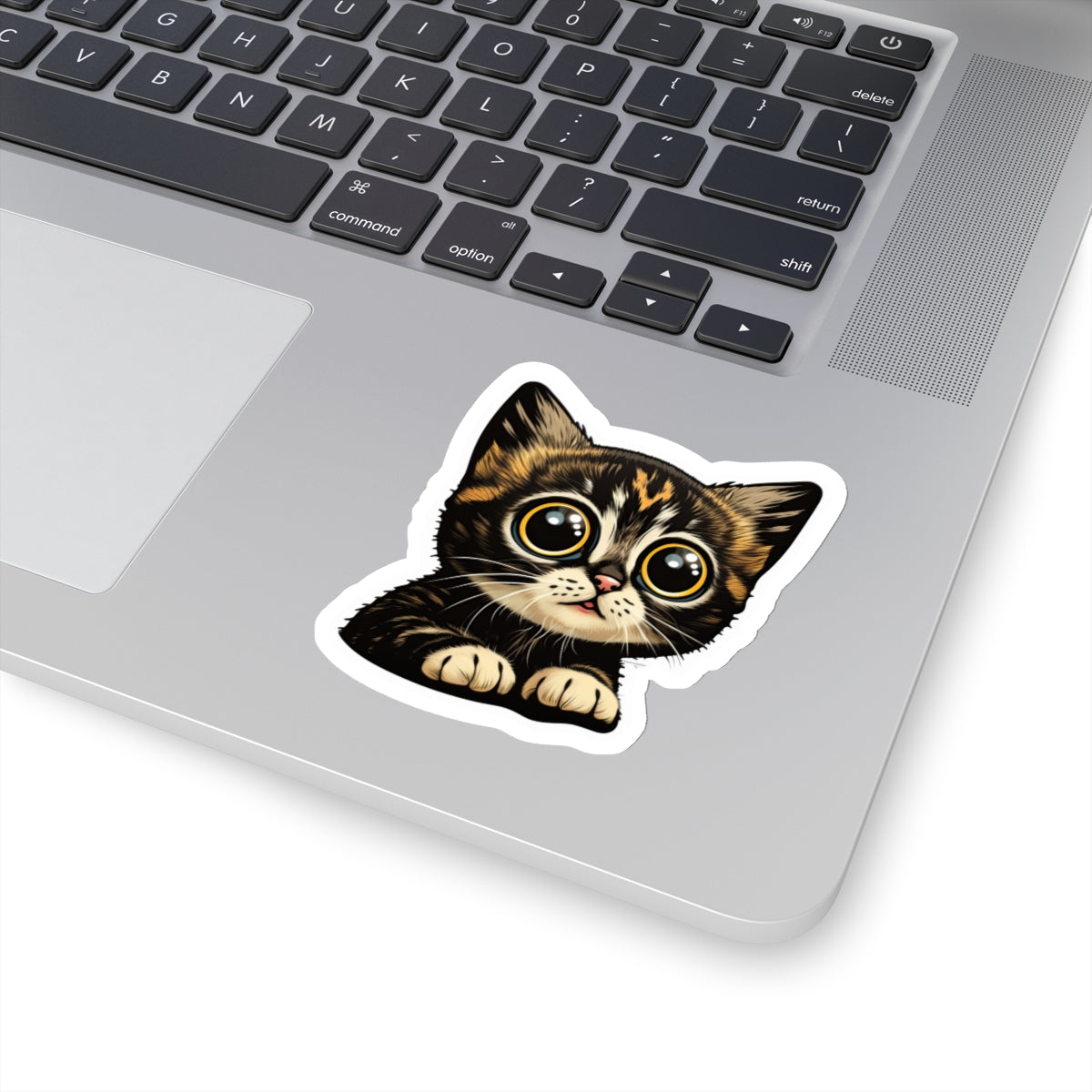 Kiss-Cut Sticker of cute funny cat kitten for your collection