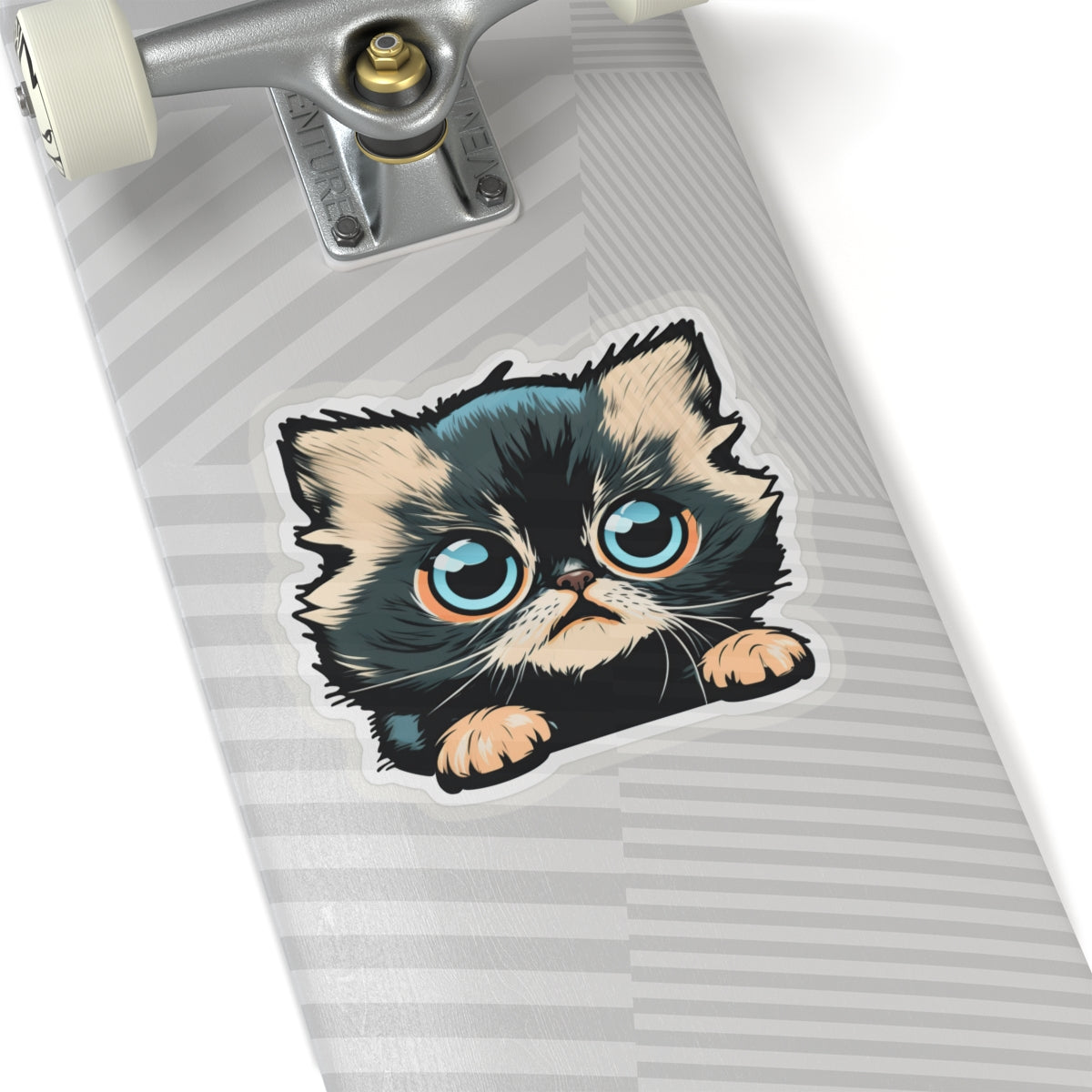 Kiss-Cut Sticker of cute funny cat kitten for your collection