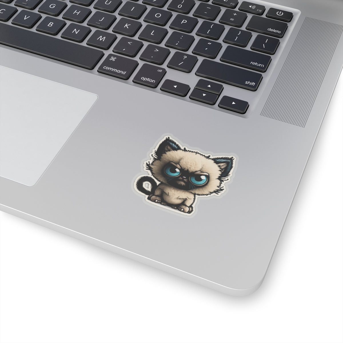 Kiss-Cut Sticker of cute funny siamise cat kitten for your collection