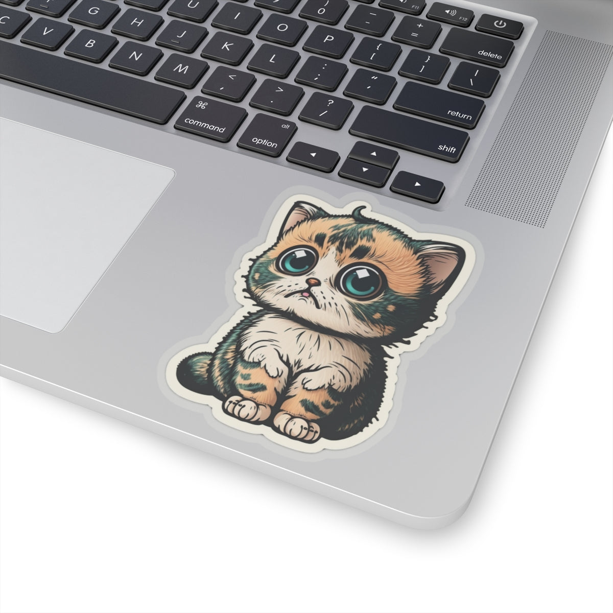 Kiss-Cut Sticker of cute funny cat kitten for your collection