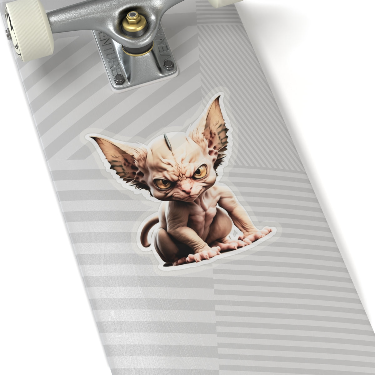 Kiss-Cut Sticker of cute funny angry sphinx cat kitten for your collection
